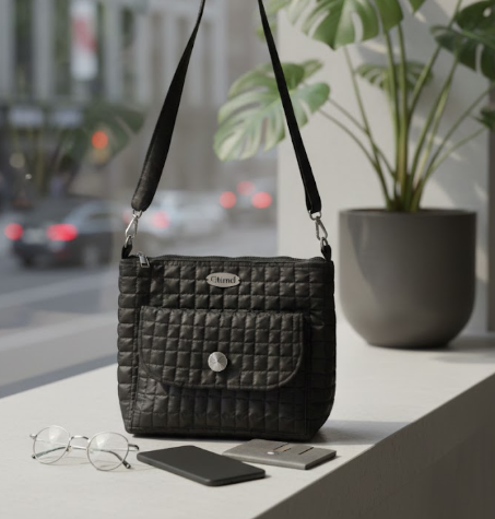 Black Quilted Shoulder Bag