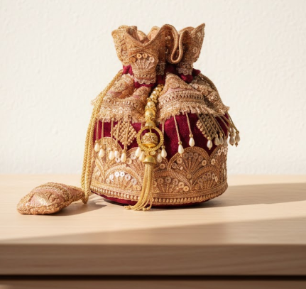 Embroidered Potli Bag