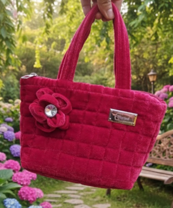 Plush Pink Handbag
