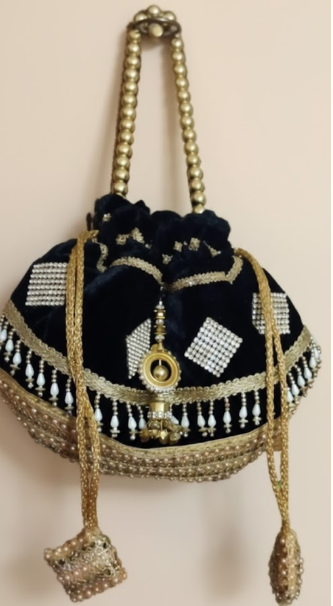 Traditional Embroidered Potli Bag