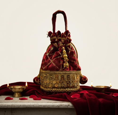 Traditional Velvet Potli Bag