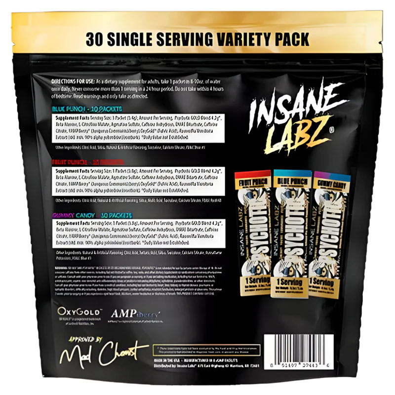 Psychotic Gold sobres Flavors