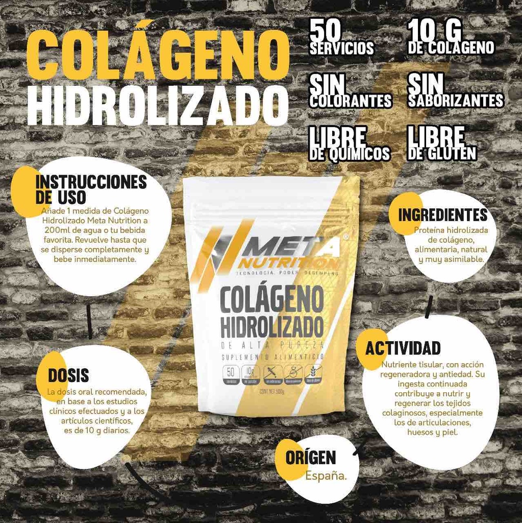 Colágeno hidrolizado Meta Nutrition