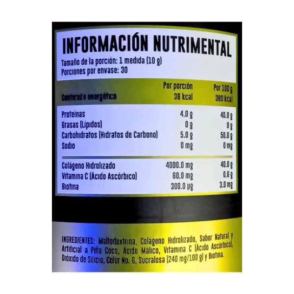 Colágeno hidrolizado