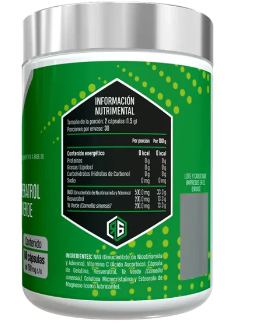 NAD, Resveratrol y Té Verde