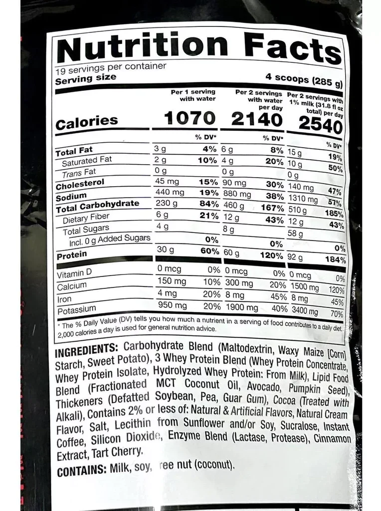 Mutant Mass Extreme 2500 