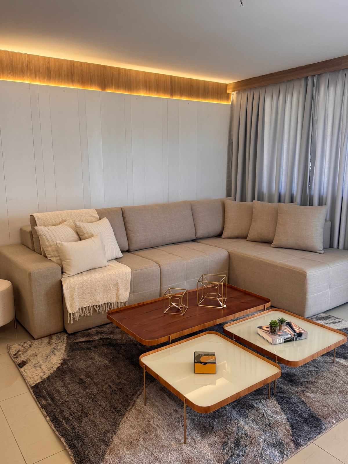 *Sofá Canto Master (Retrátil) - 3,07m