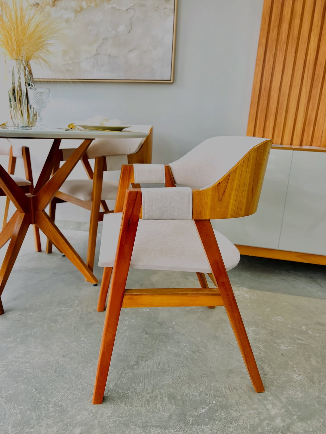 Mesa Estrela 120 + 4 Cadeiras Toronto 