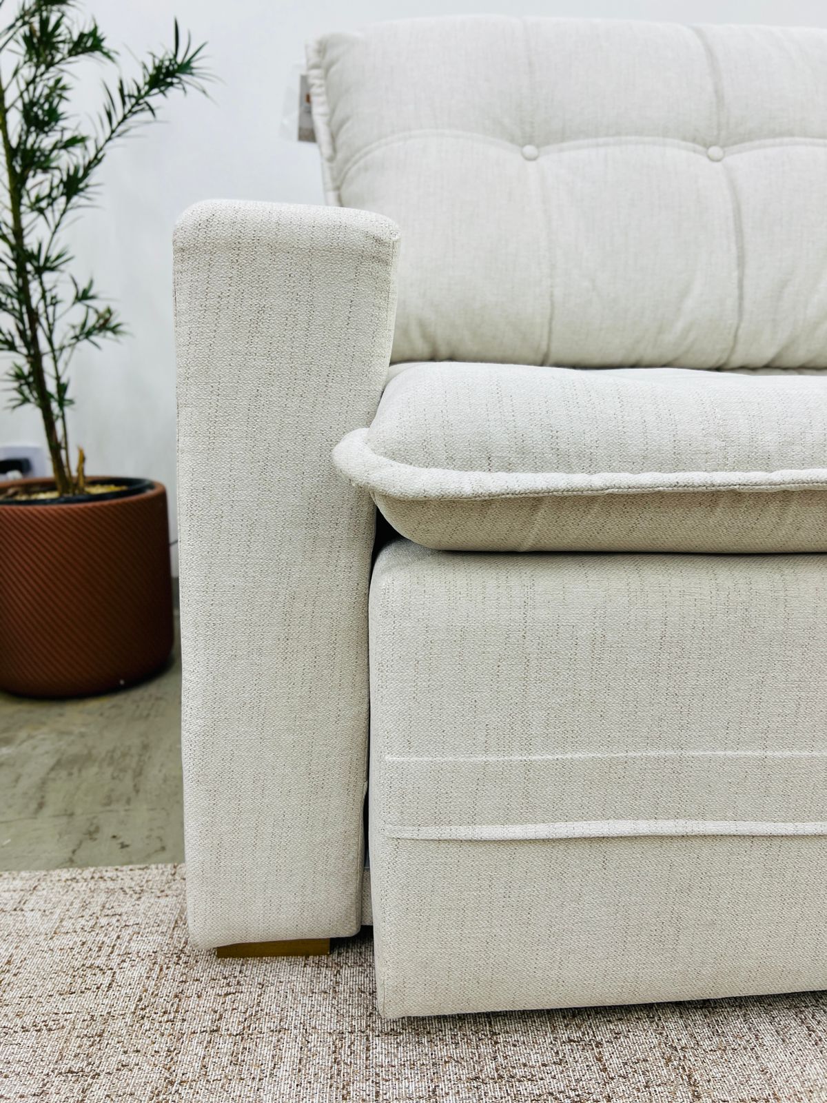 Presidente - Sofá canto Chaise e Retrátil