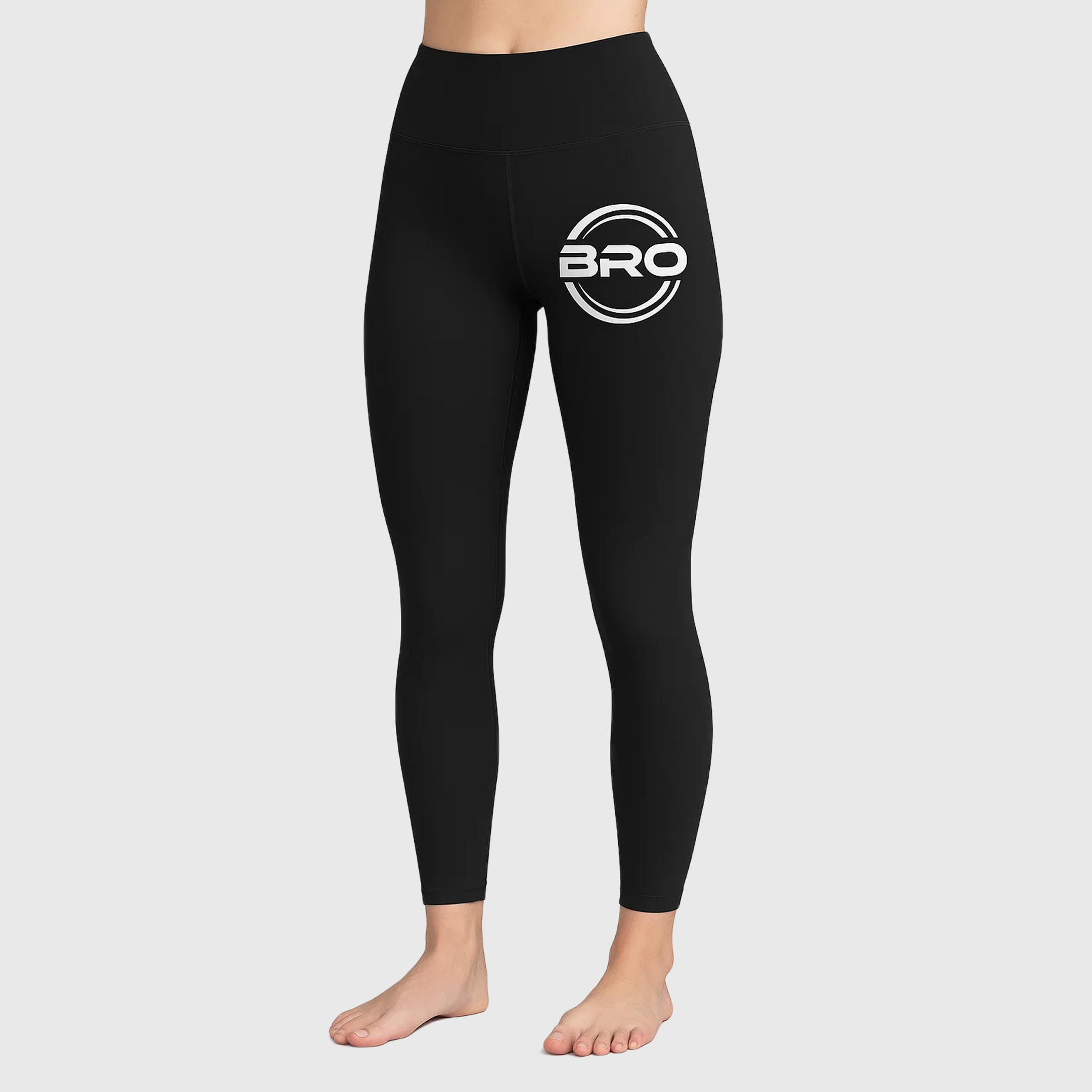 BRO Logo Black Leggings