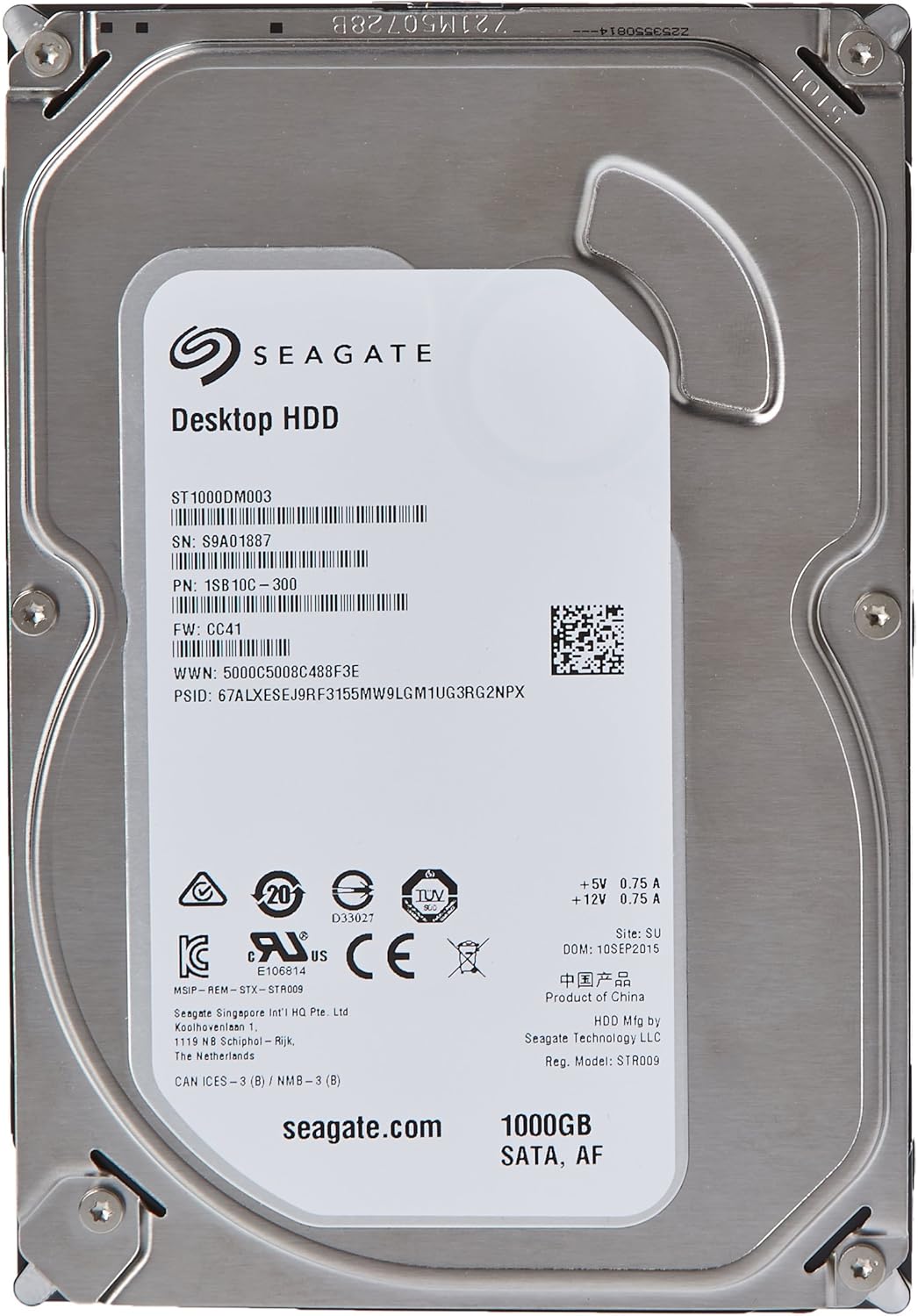 SEAGATE 1TB 3.5 HDD