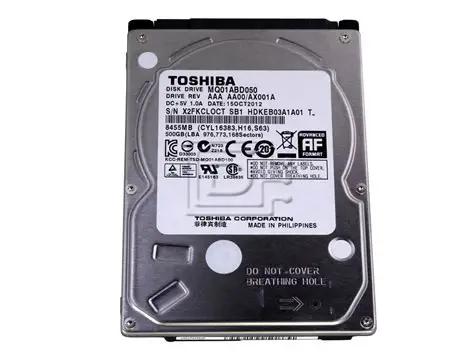 TOSHIBA 500GB 2.5 HDD