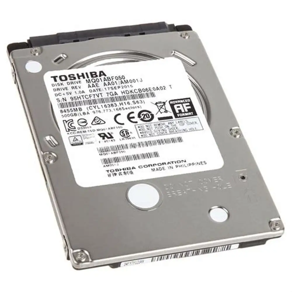 TOSHIBA 500GB 2.5 HDD