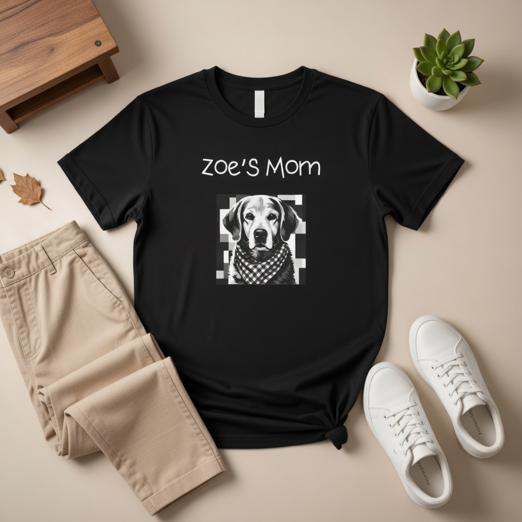 Camiseta Personalizada Arte Fino Blanco y Negro