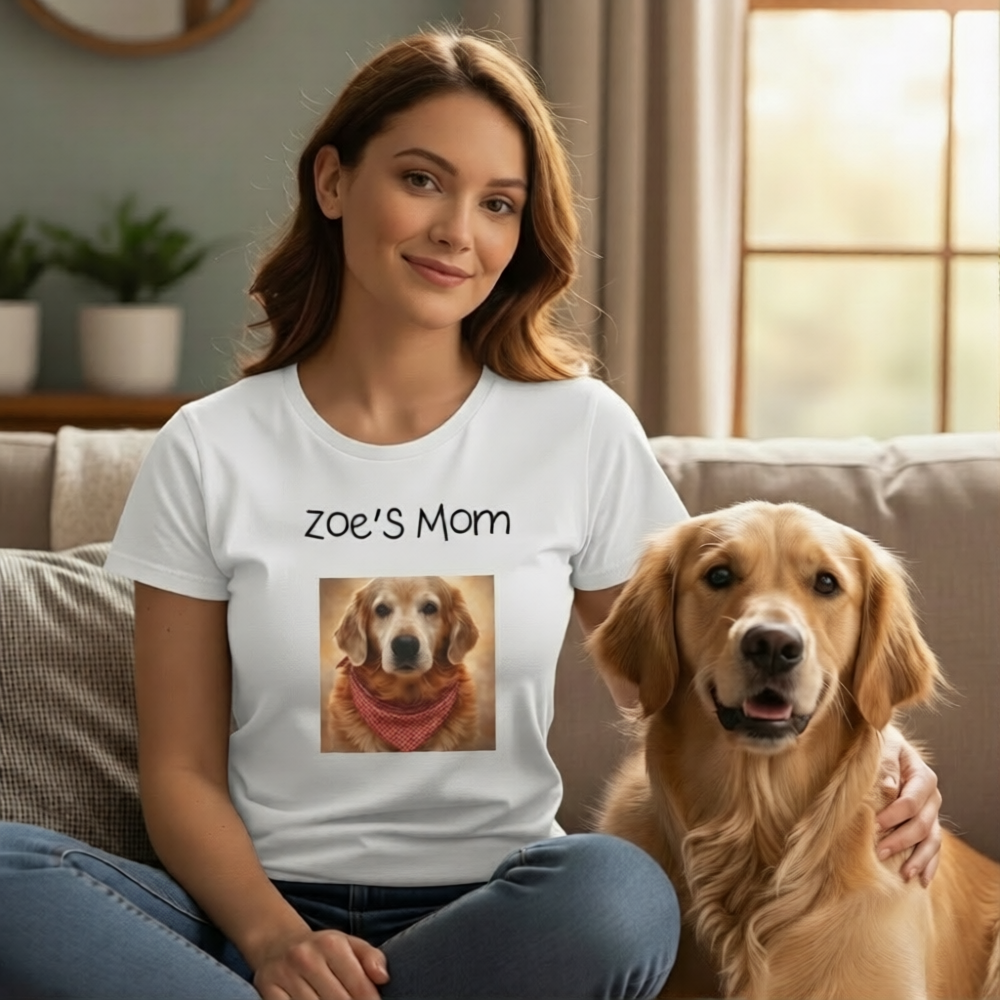 Camiseta Personalizada Retrato Realista Mejorado