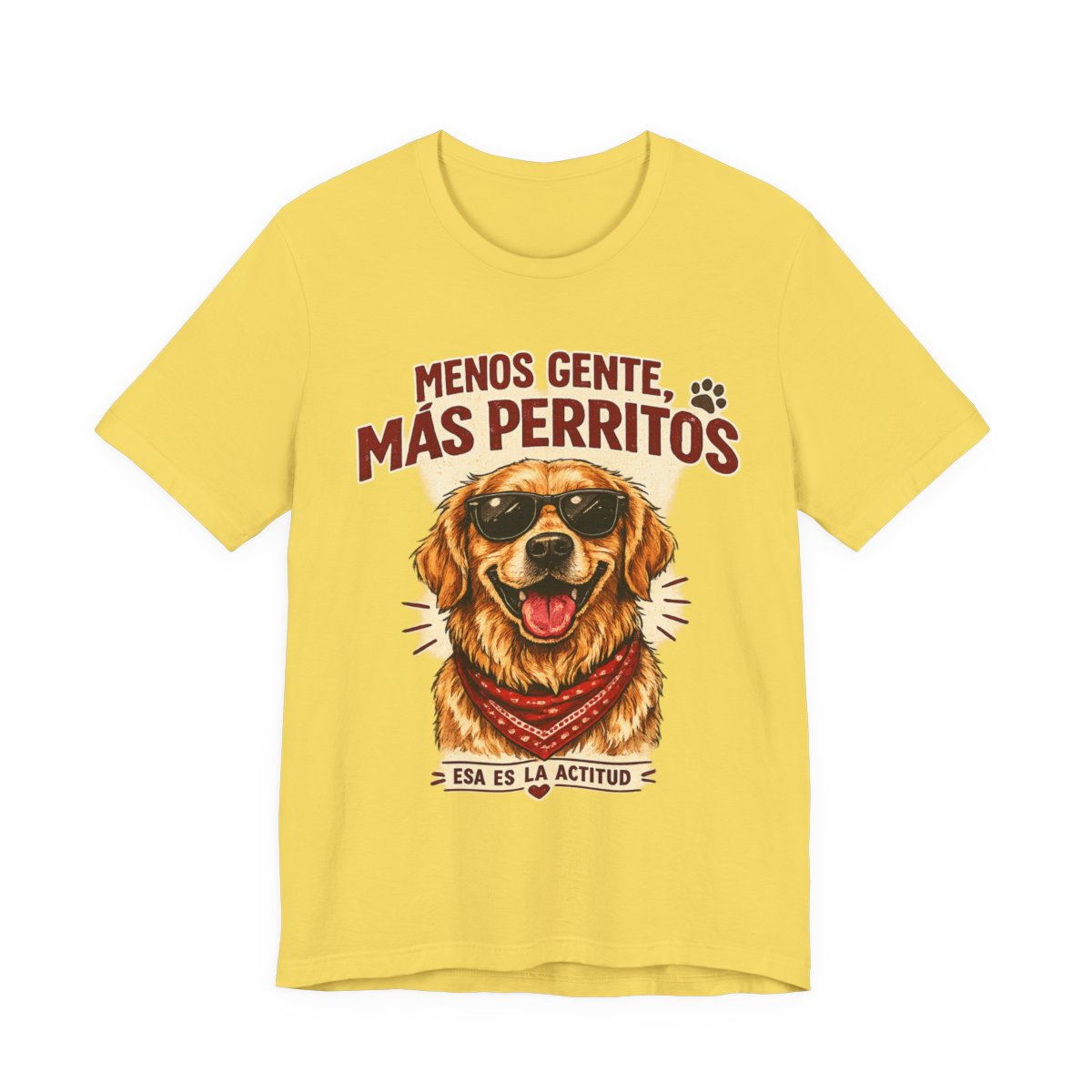 Playera Golden Retriever diseño artístico