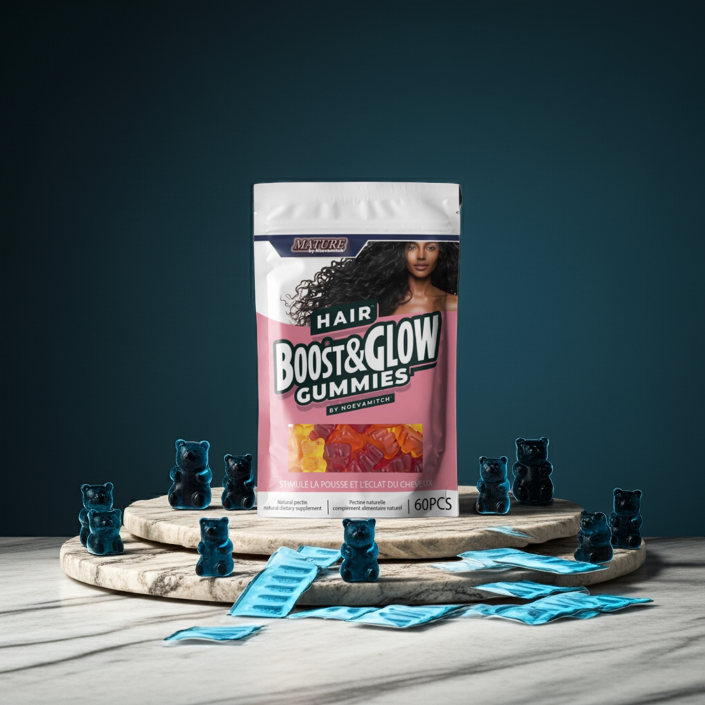 Hair Boost & Glow Gummies: Pour des cheveux longs, forts et brillants