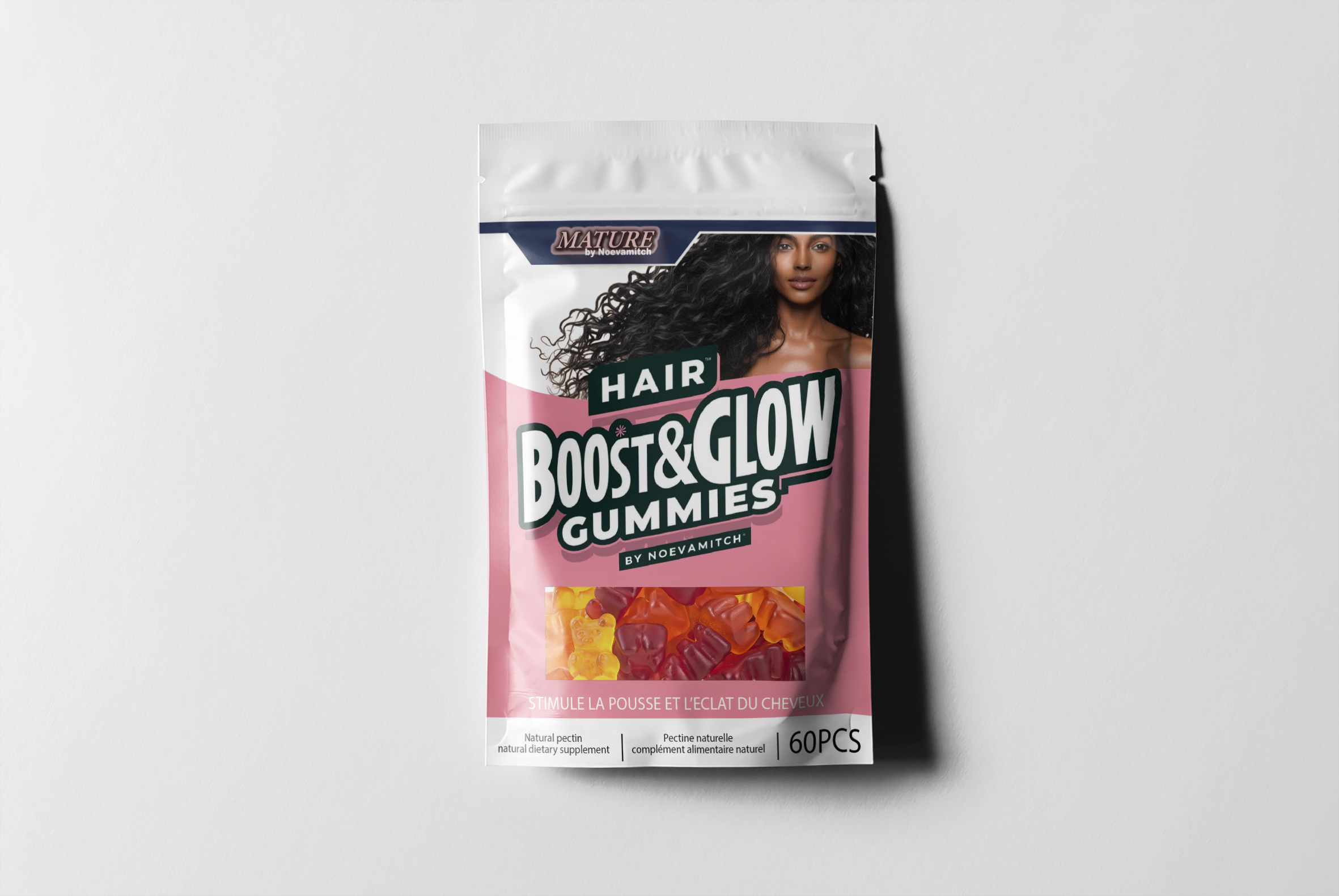 Hair Boost & Glow Gummies: Pour des cheveux longs, forts et brillants