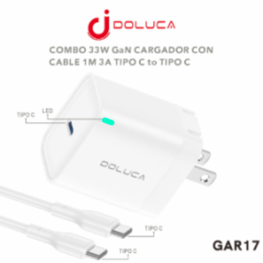 Combo Cargador GaN 33w TC