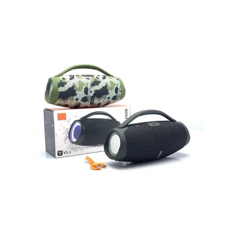 Bocina BOX3 mini luz led