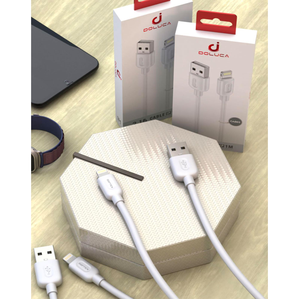 Cable IP 2.1A 1M Doluca