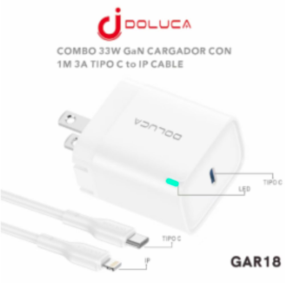 Combo Cargador GaN 33w IP