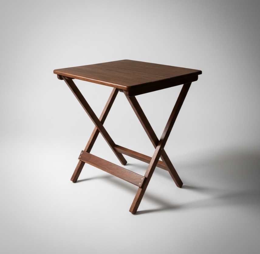 Mesa dobrável 60x60 cm 