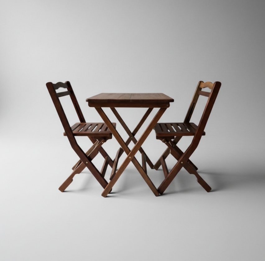 Mesas e Cadeiras de Madeira