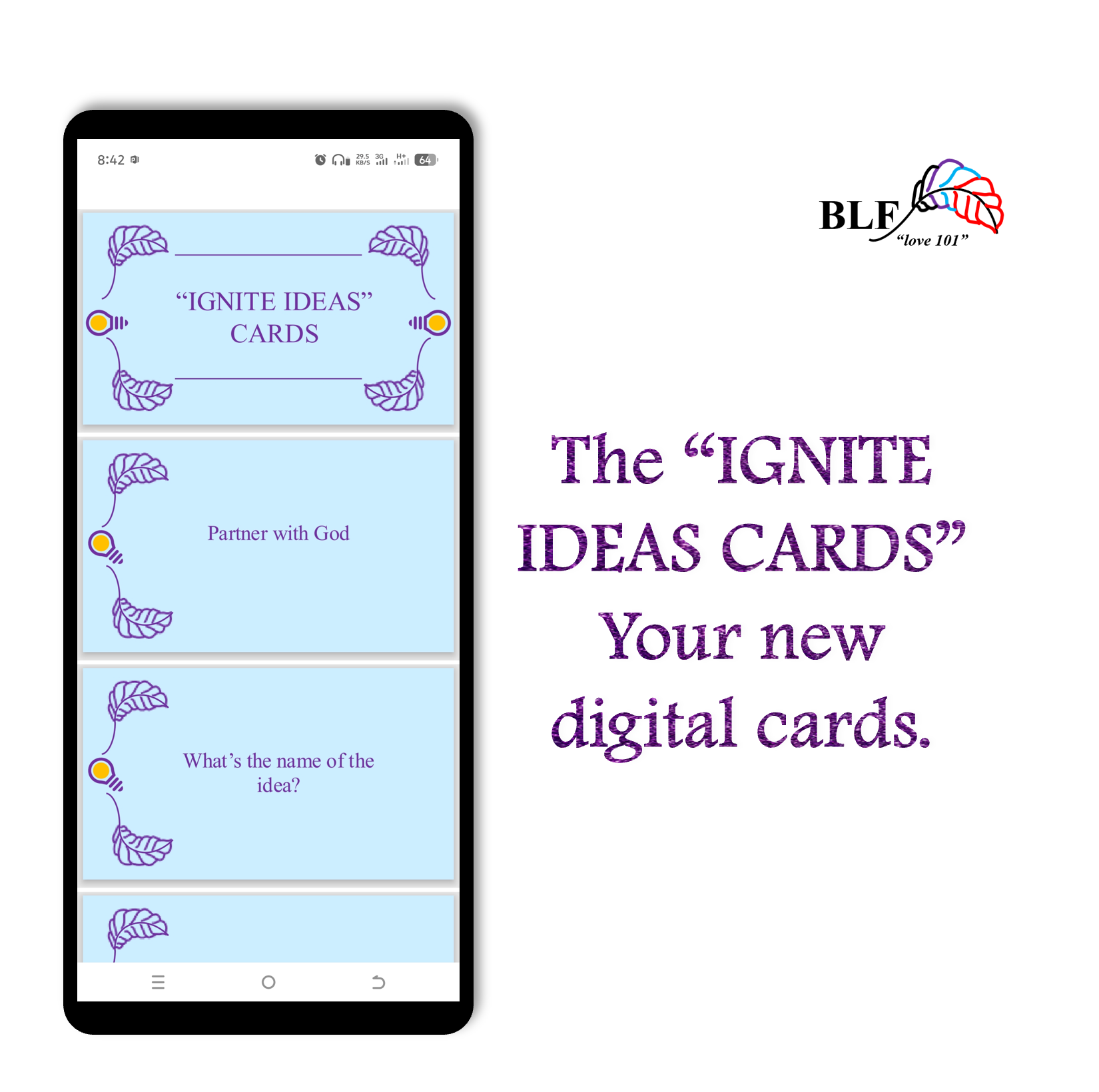 The "IGNITE IDEAS CARDS"