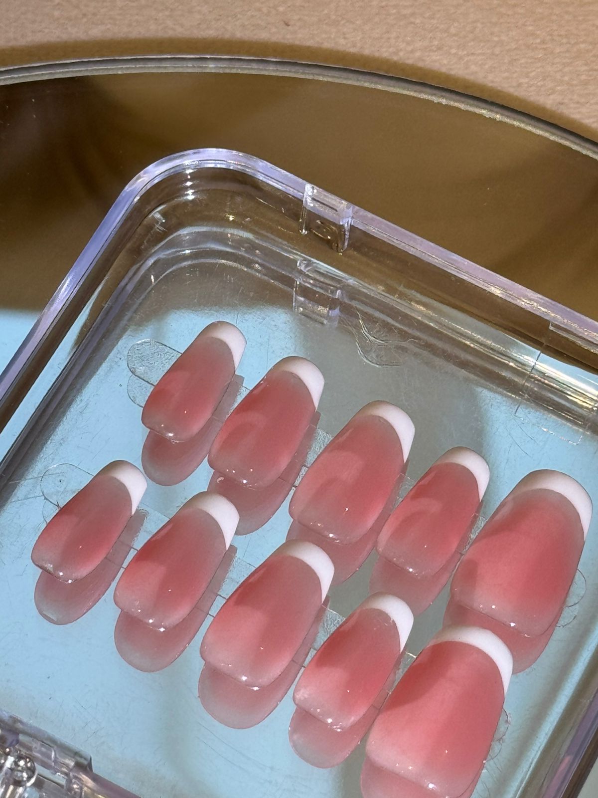 Pink Press-On Nails