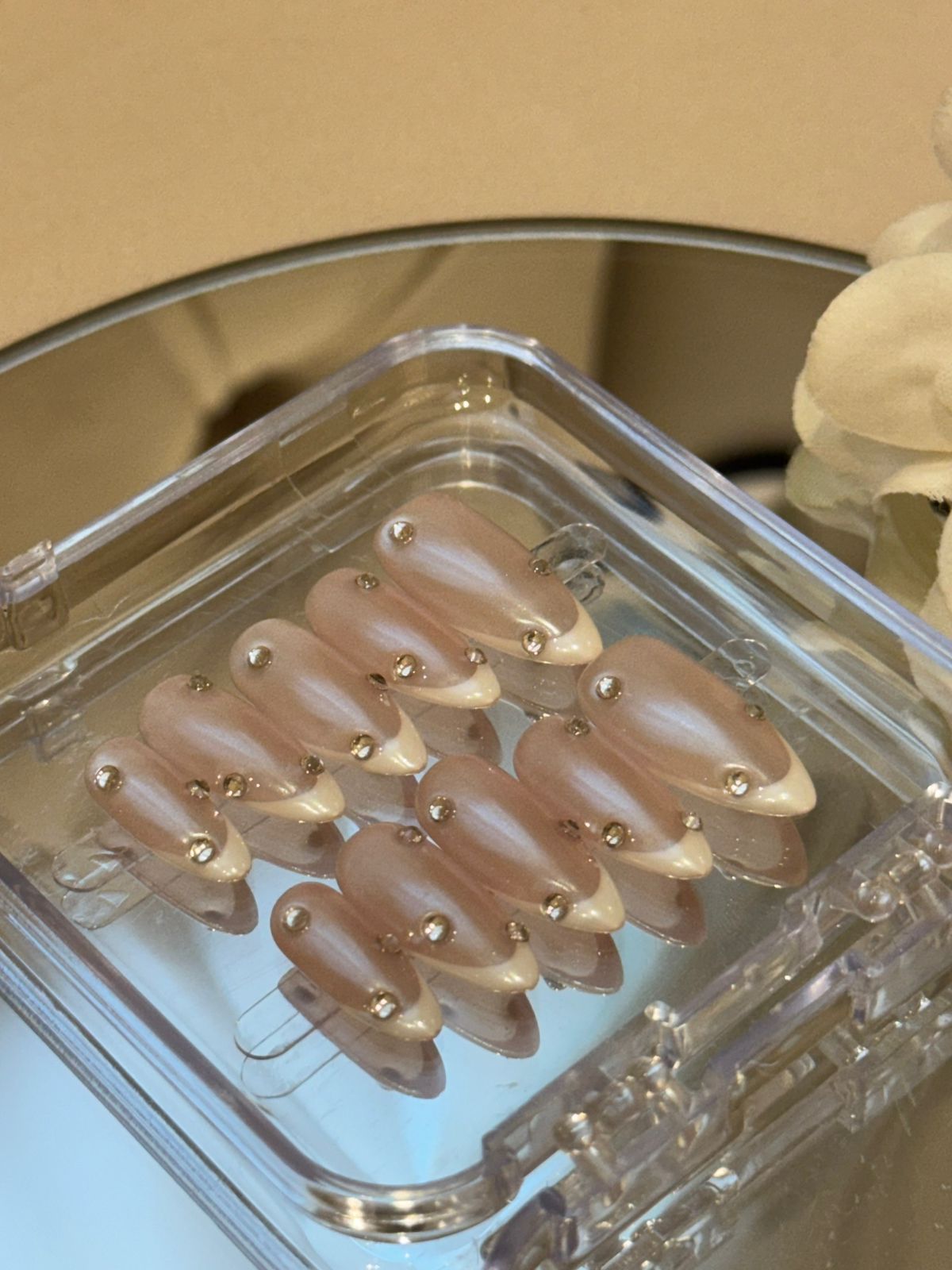 Crystal Press-On Nails