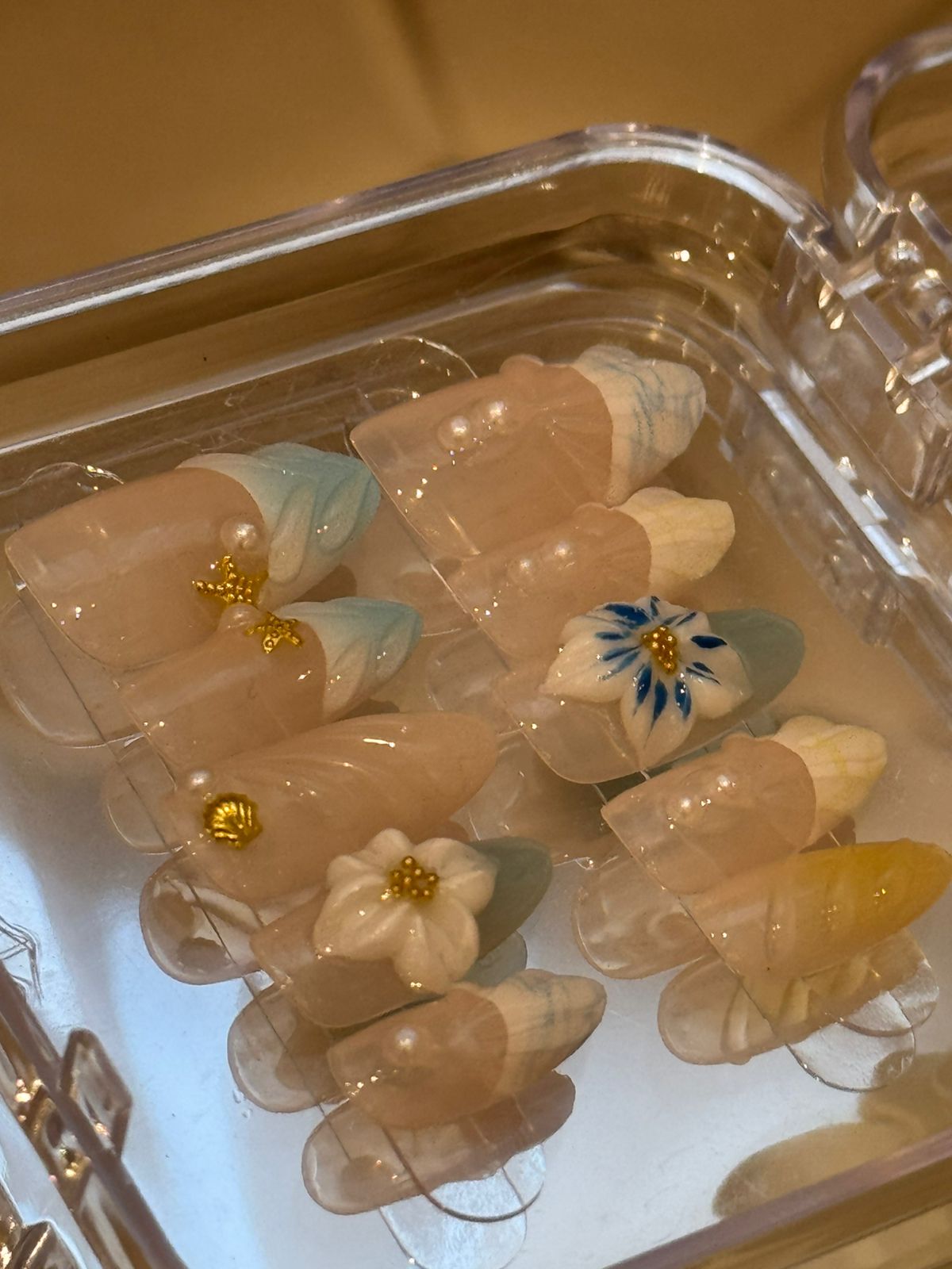 Floral Press-On Nails