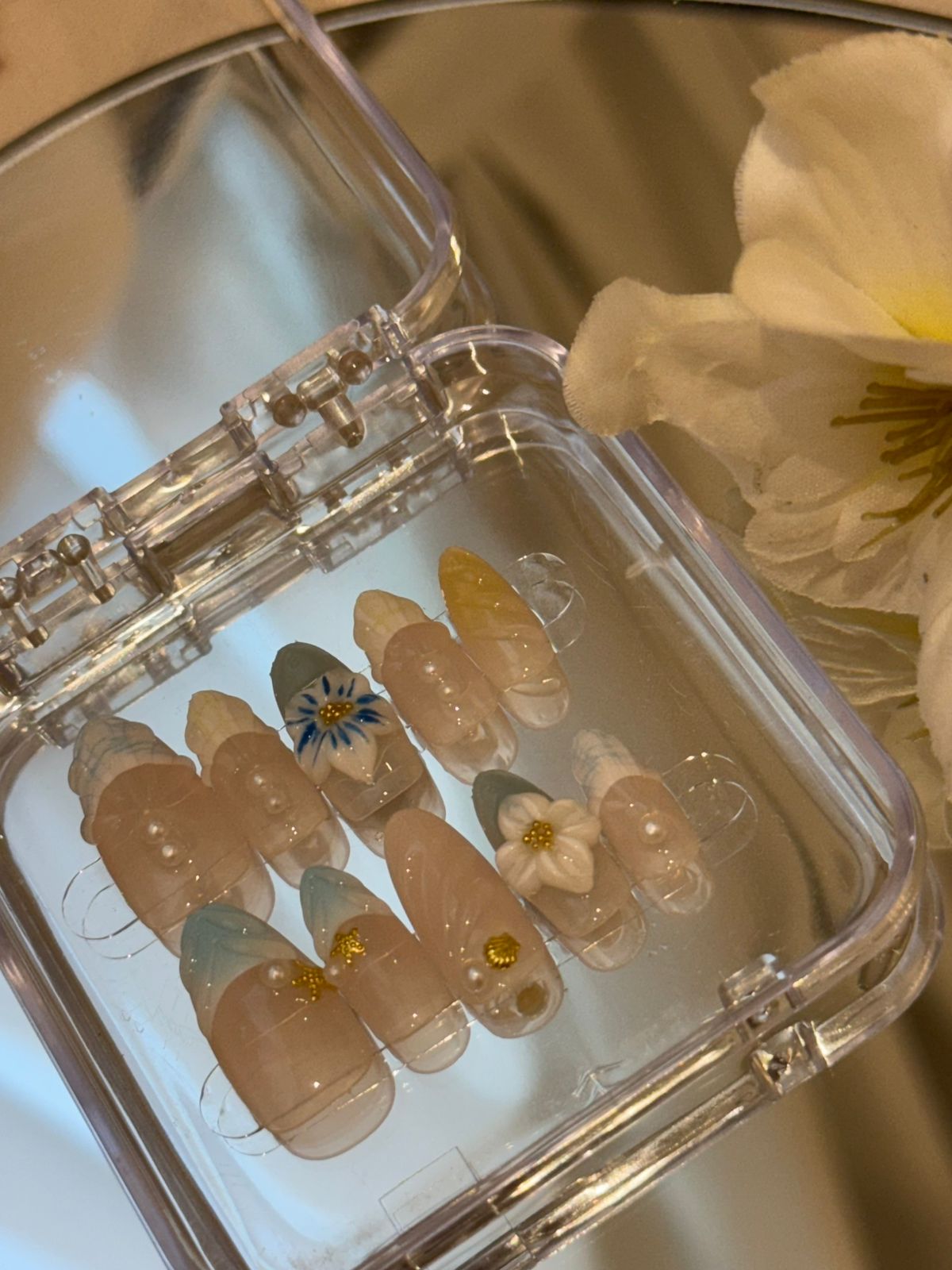  Floral  Press-On Nails