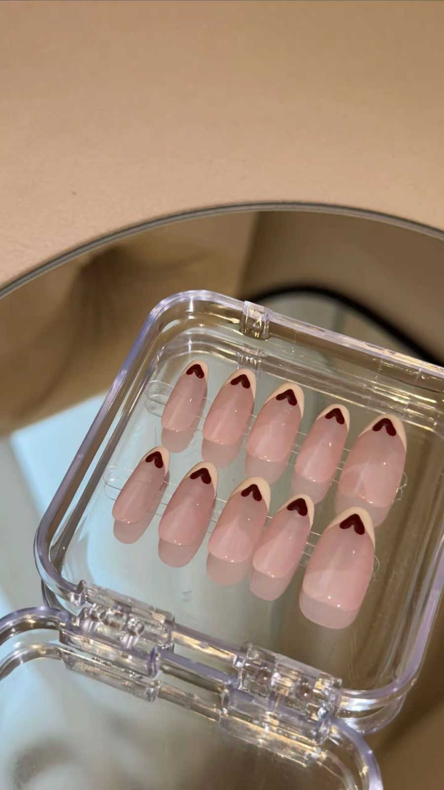 Pretty - Heart Press-On Nails