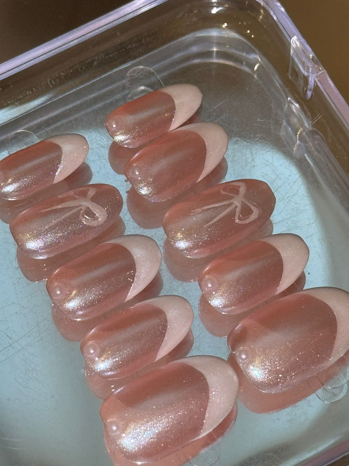 Crazy White Press-On Nail 