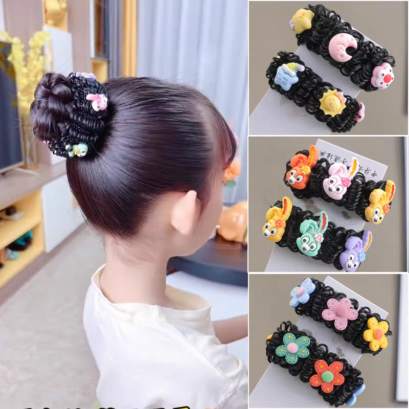 Cute Cartoon Hair Scrunchies Set