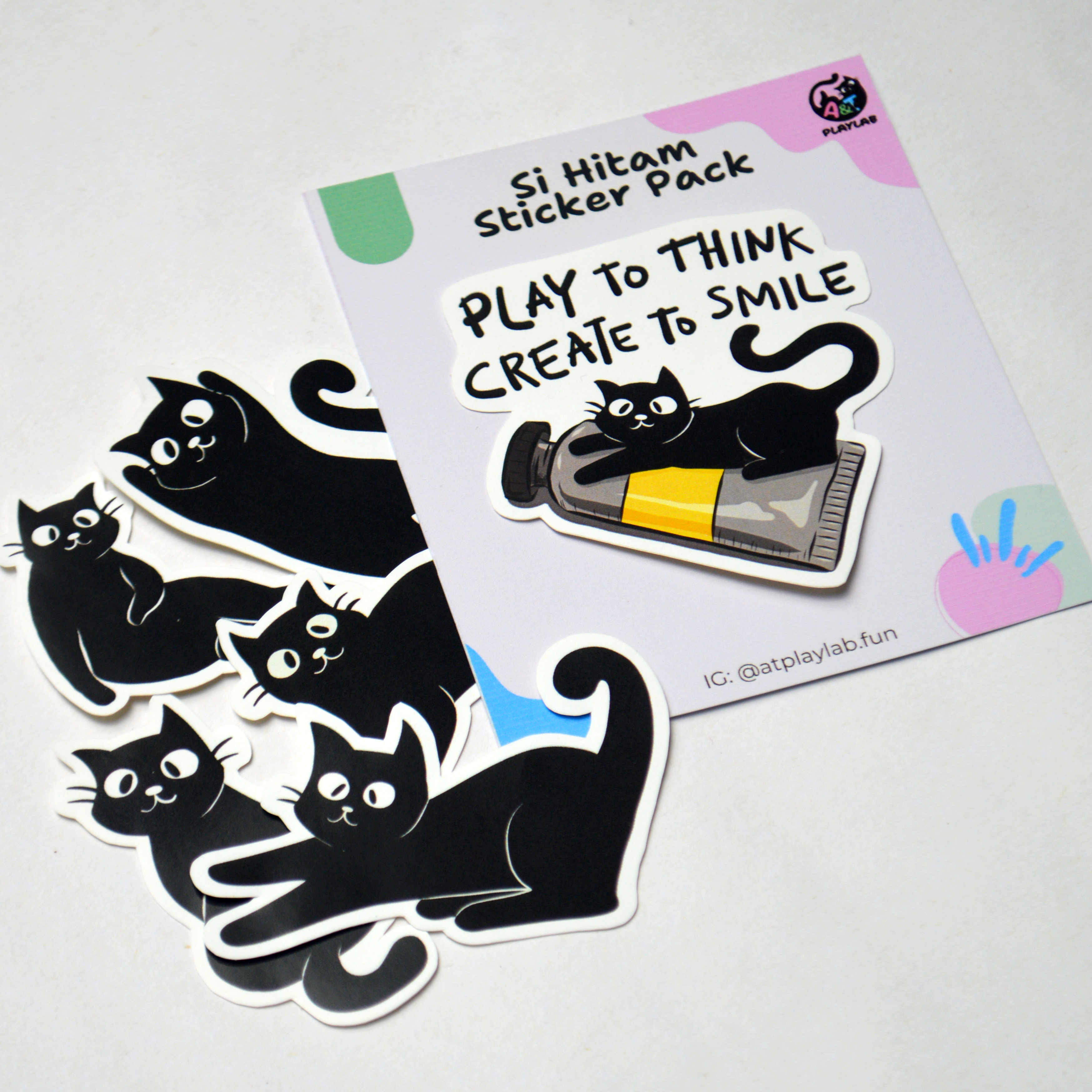 Si Hitam Sticker Pack
