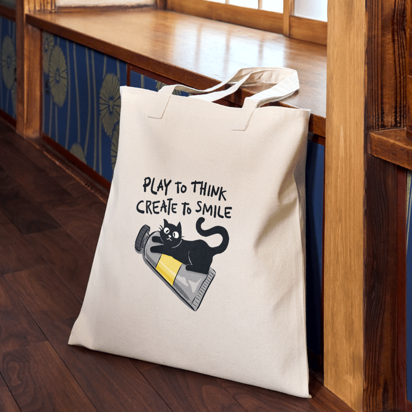 Si Hitam Canvas Tote Bag