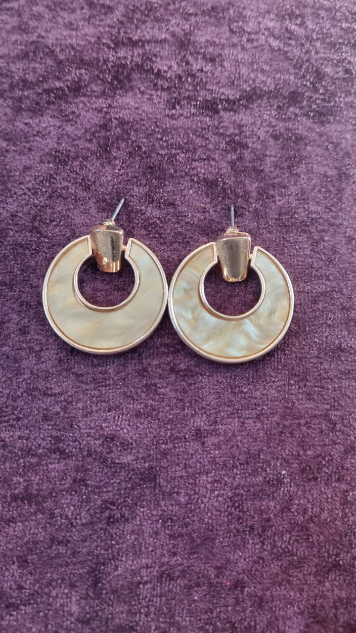 Elegant Round Hoop Earrings