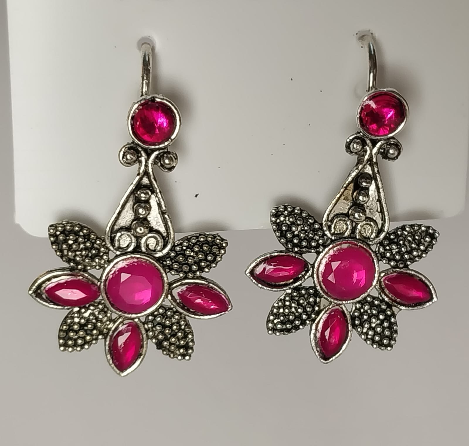 Antique Style Floral Earrings