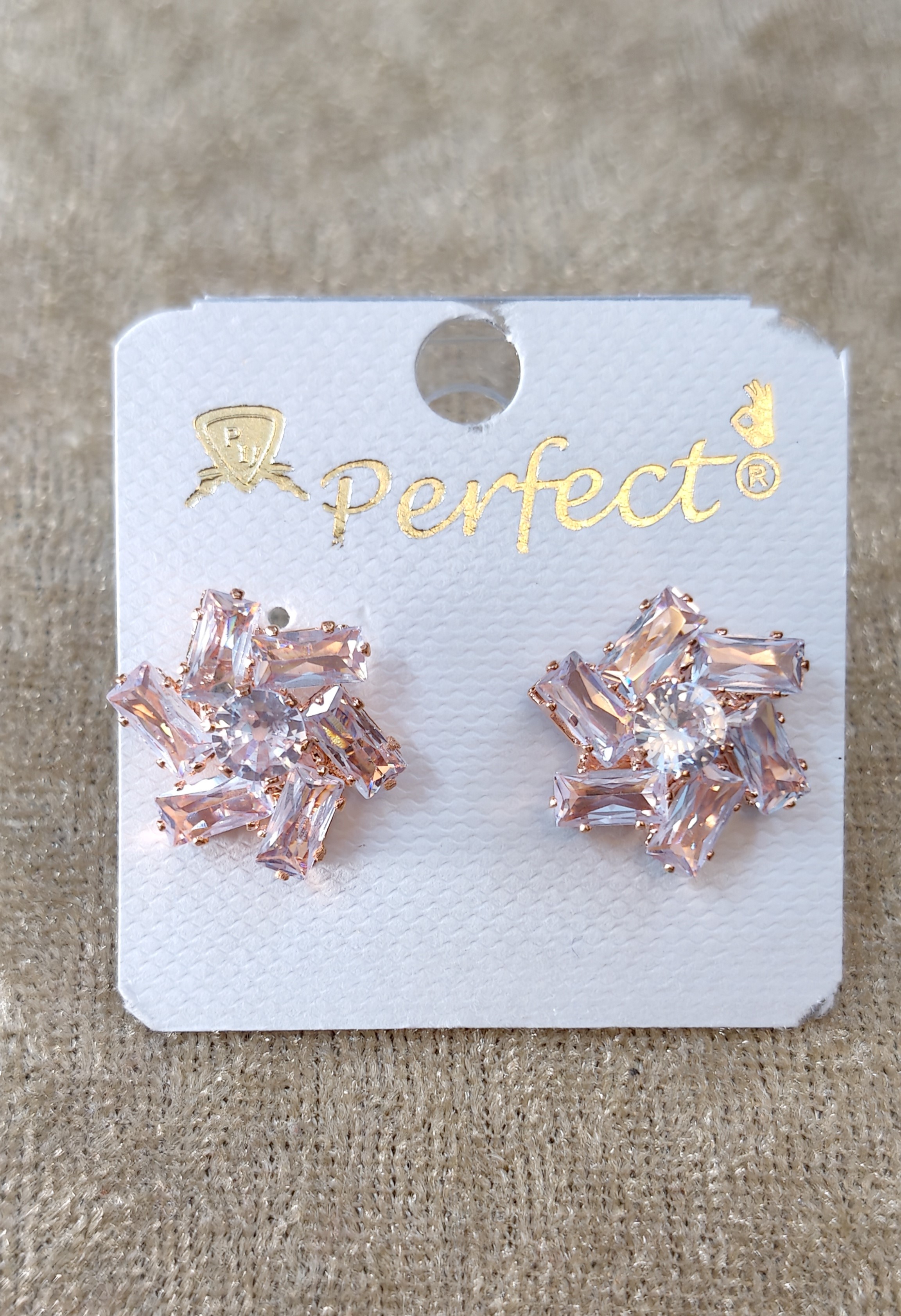 Elegant Crystal Stud Earrings