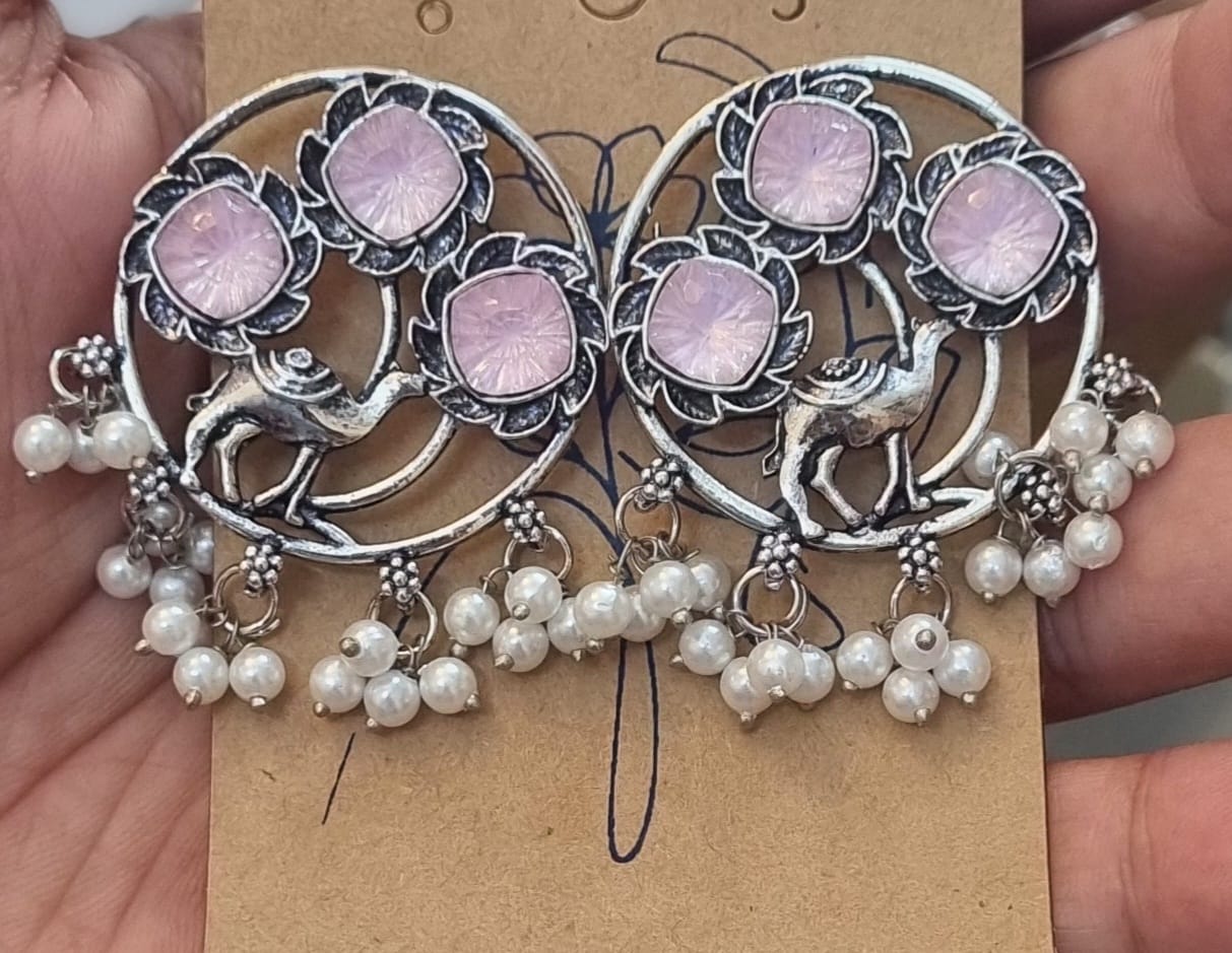 Handcrafted Camel Motif Earrings