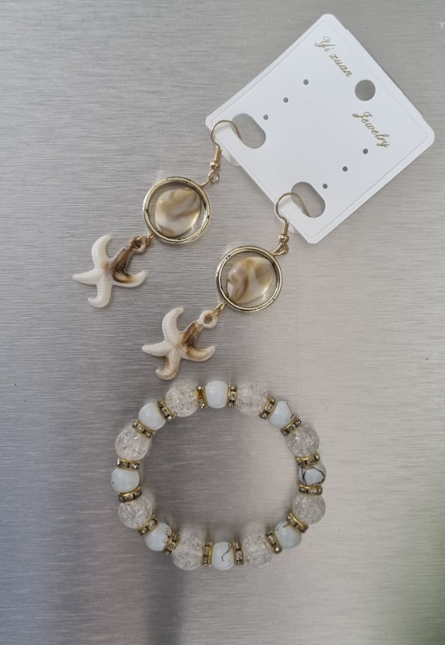 Starfish Jewelry Set