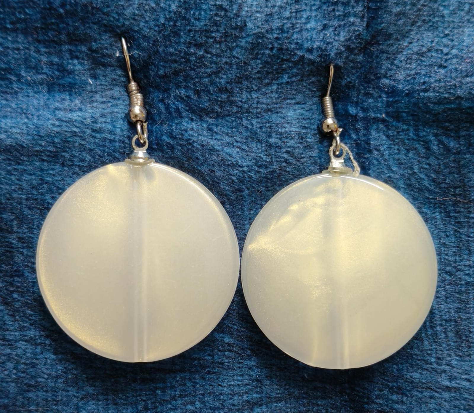 Round Mother of Pearl Earrings