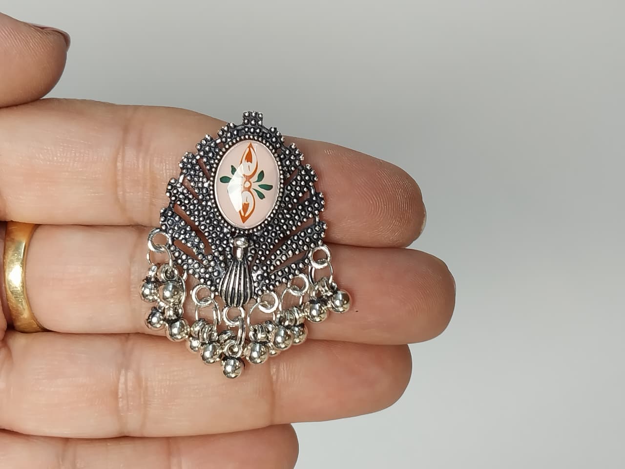 Handcrafted Ethnic Oxidized Earring