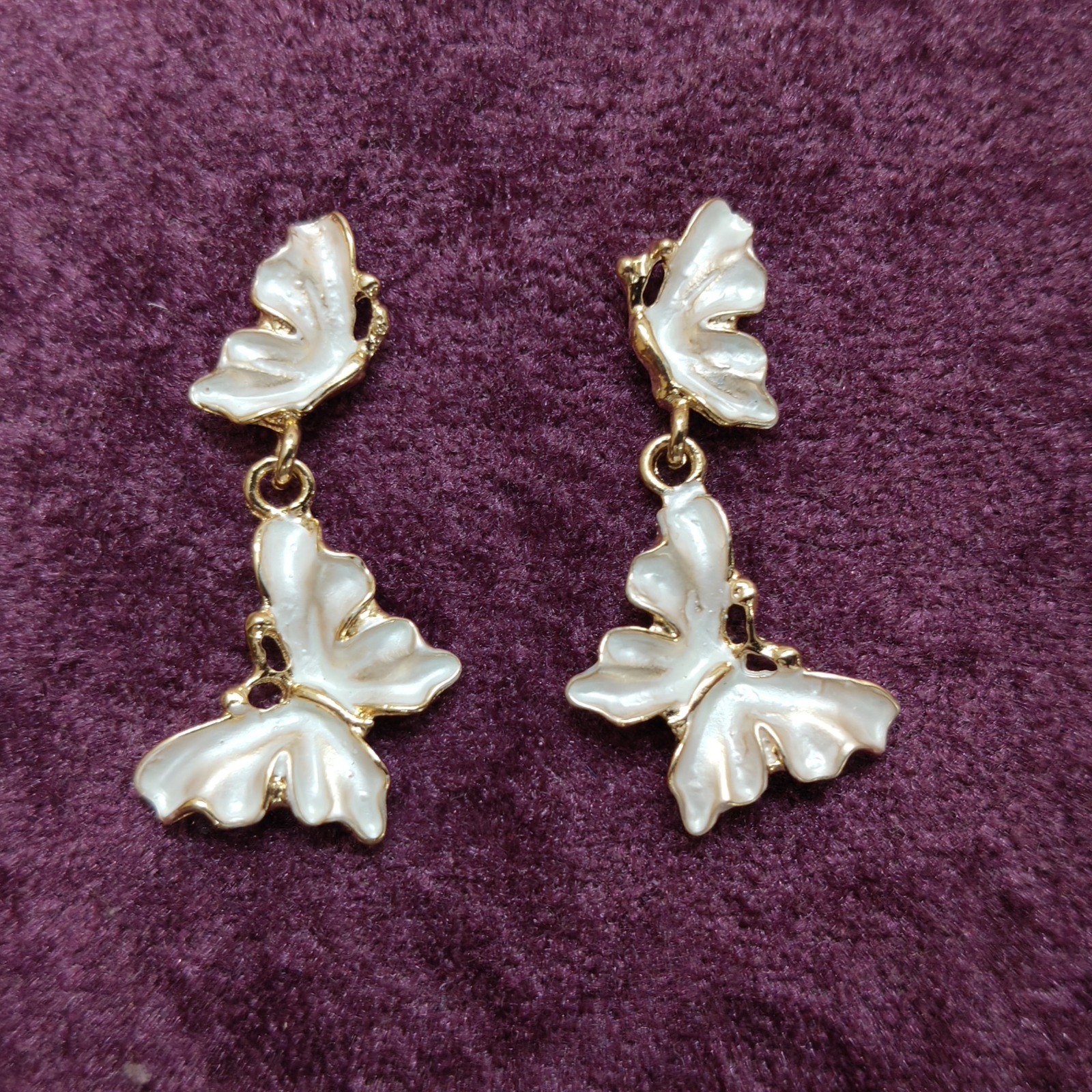 Elegant Butterfly Drop Earrings