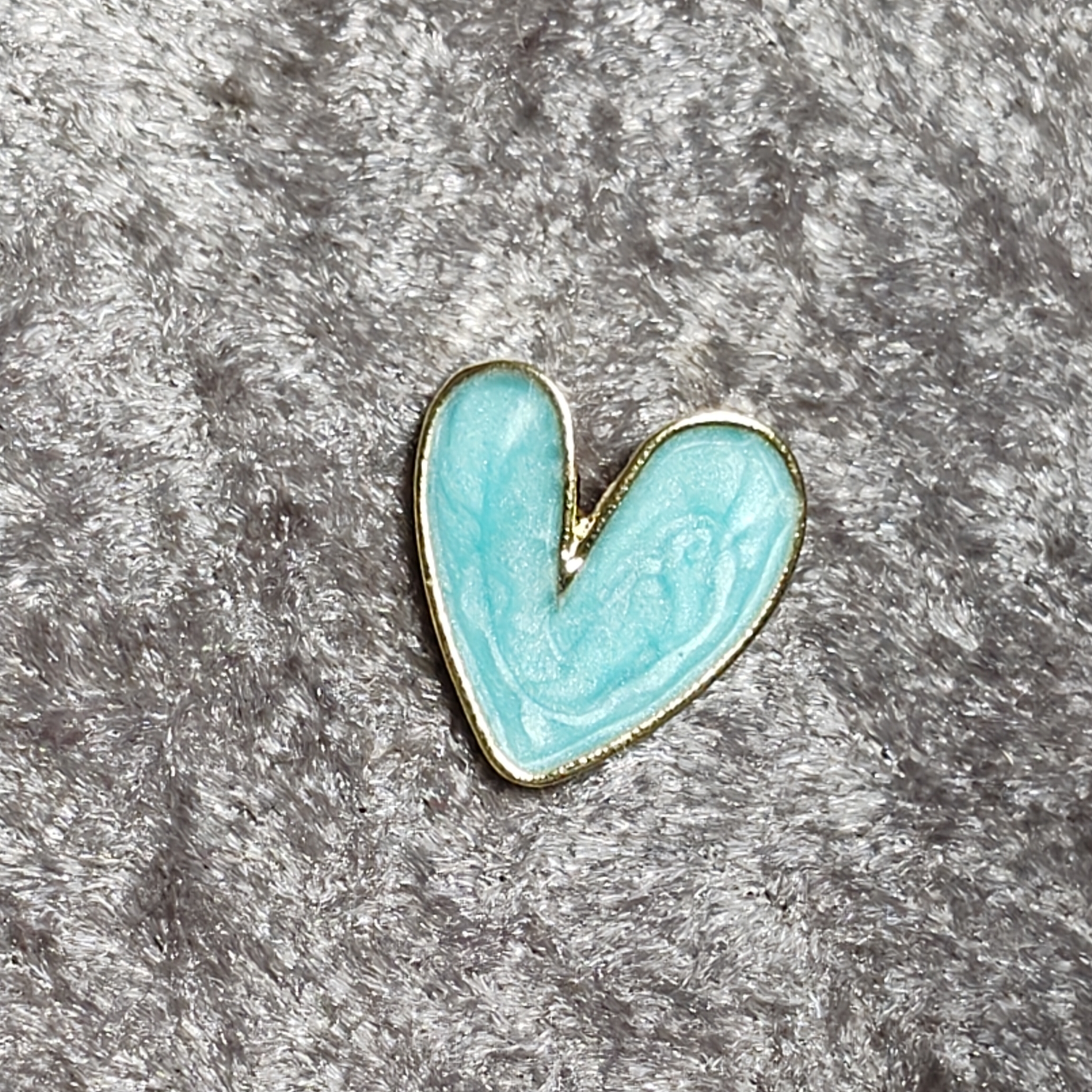 Blue Heart-Shaped Earrings