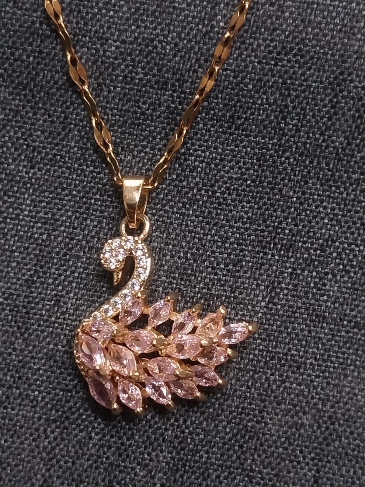 Swan Pendant Necklace