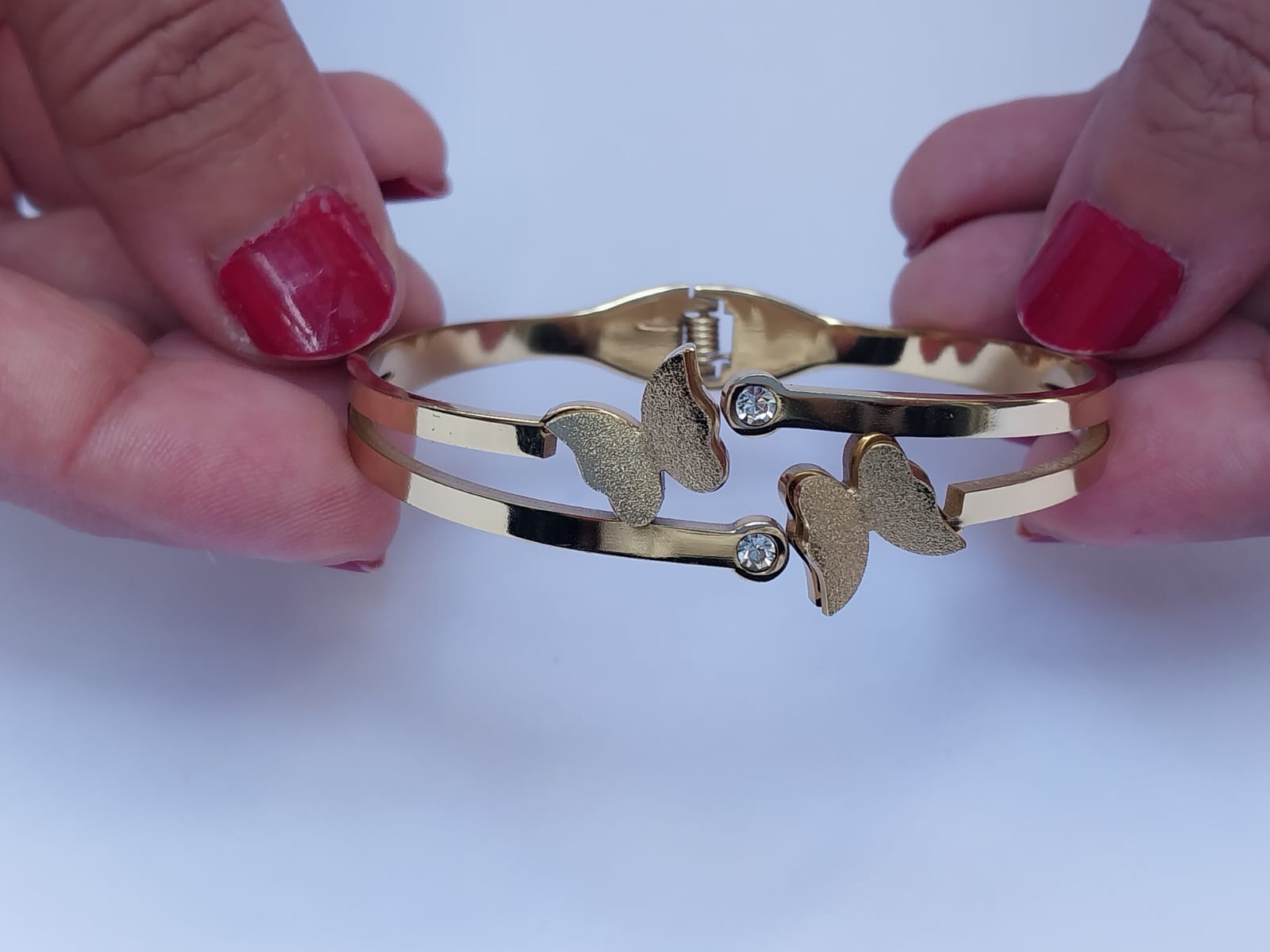 Gold Butterfly Bracelet-anti tarnish