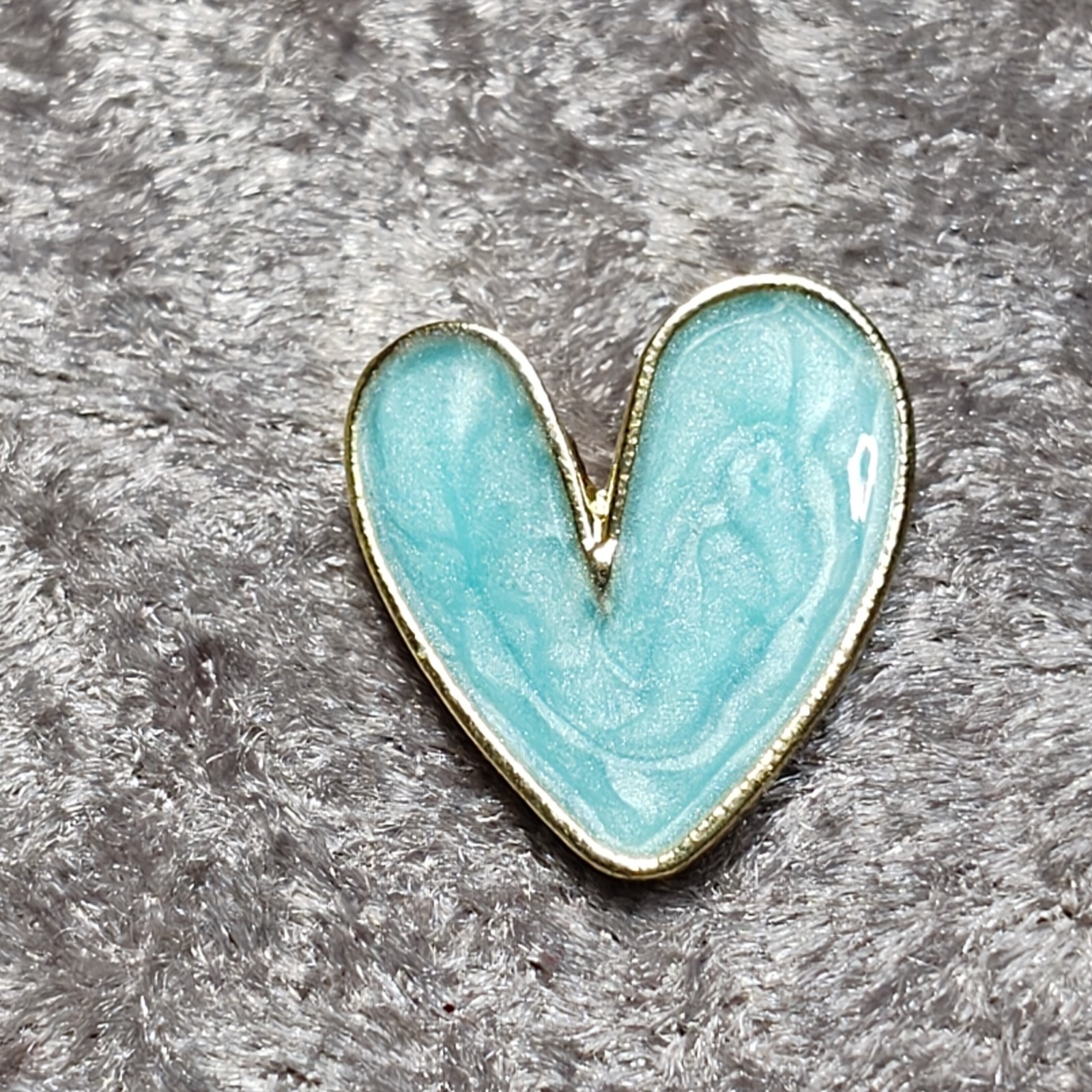 Blue Heart-Shaped Earrings